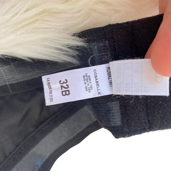 COSABELLA designer Black Strapless Corset type BRA sz 32B - made in ITALY - Picture 4 of 12